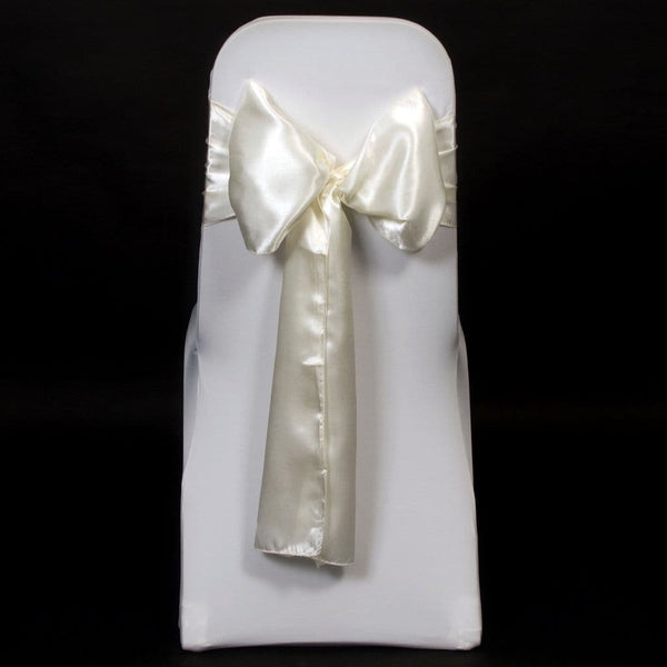 IVORY SATIN SASH