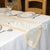 IVORY TAFFETA EDGED ORGANZA TABLE RUNNER - WAS £2.59!