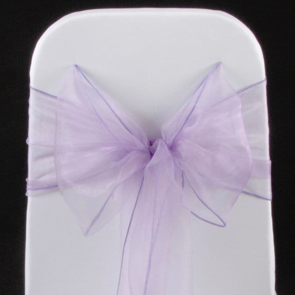 LAVENDER ORGANZA SASH 23cm