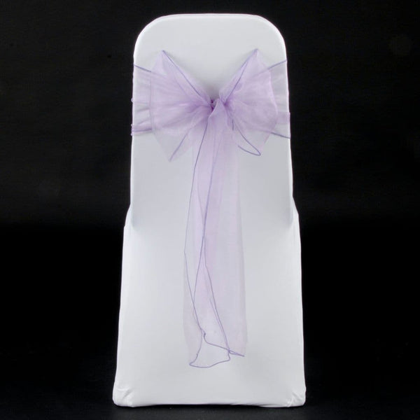 LAVENDER ORGANZA SASH 23cm