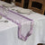 LAVENDER TAFFETA EDGED ORGANZA TABLE RUNNER - WAS £2.59!