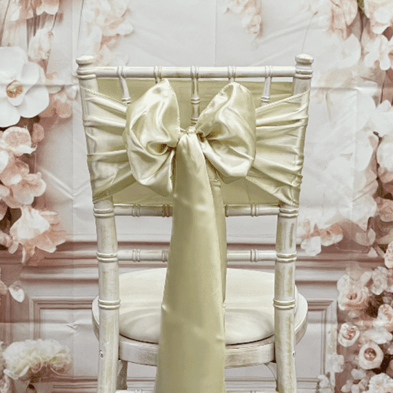 Light Gold Satin Sash - LGLDST - IMA Trading Ltd