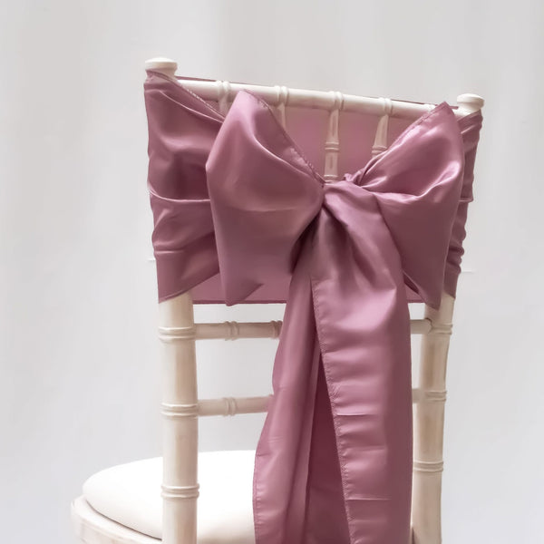 Mauve Taffeta Sash