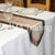 MOCHA TAFFETA EDGED ORGANZA TABLE RUNNER - WAS £2.59!