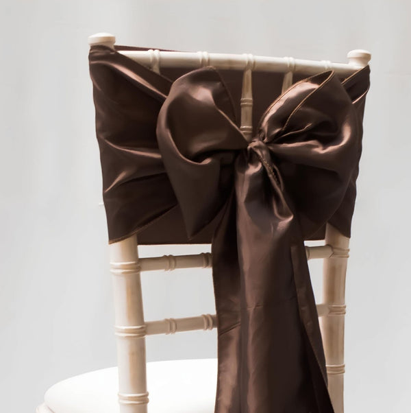 Mocha Taffeta Sashes