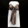 Mocha Taffeta Sashes