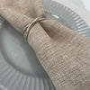 Natural Weave Wheat Burlap Linen Napkin