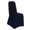 NAVY BLUE SPANDEX CHAIR COVER