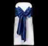 Navy Blue Taffeta Sashes