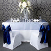 Navy Organza Overlay