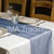 Navy Organza Table Runner