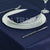 NAVY ROUND TABLECLOTH 330cm/ 130" round (7' table)