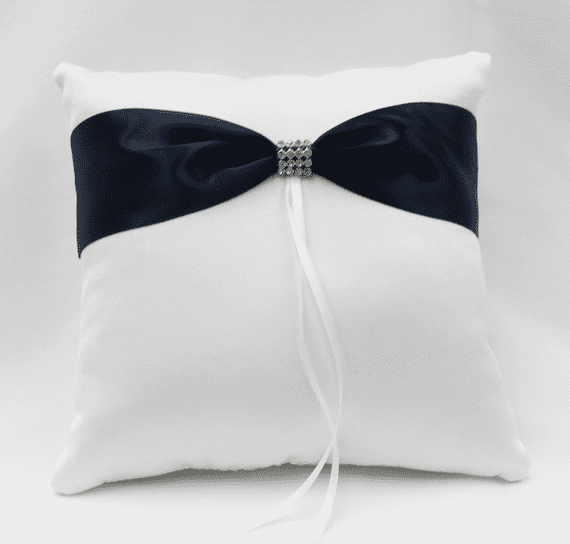 Navy Sparkle Ring Bearer Pillow - Was £7.60 For 1!