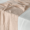 Nude Cheesecloth Table Runner