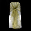 OLIVE GREEN ORGANZA HOOD