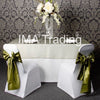Olive Green Organza Overlay