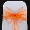 ORANGE ORGANZA SASH 23cm