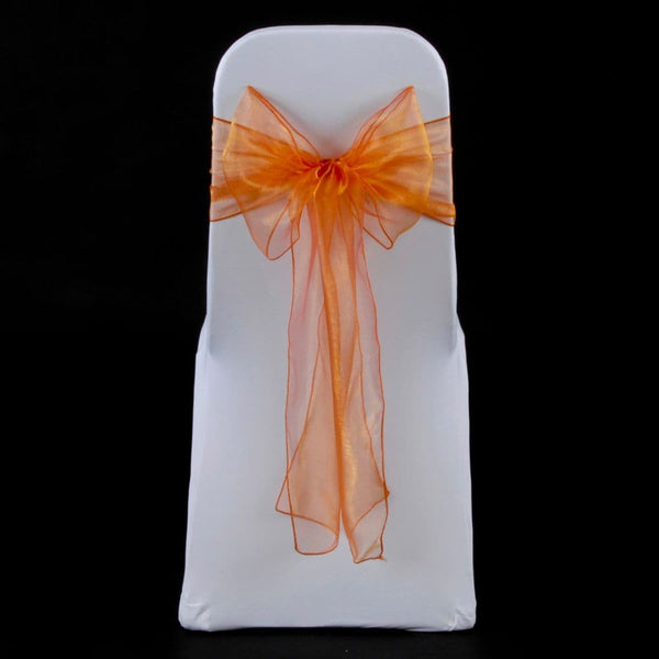 ORANGE ORGANZA SASH 23cm