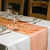 Orange Organza Table Runner