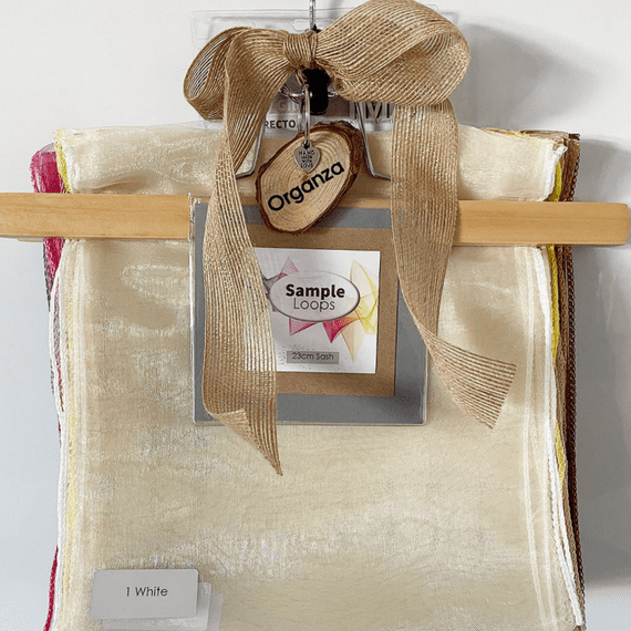 Organza Samples - Contains Over 60 Colours!
