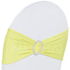 Pale Lemon Buckle Spandex Lycra Band