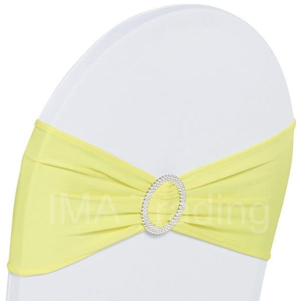 Pale Lemon Buckle Spandex Lycra Band