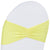 Pale Lemon Ruffled Spandex Lycra Band