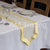 PALE LEMON TAFFETA EDGED ORGANZA TABLE RUNNER - WAS £2.59!