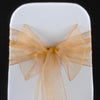 PALE MOCHA ORGANZA SASH 23cm