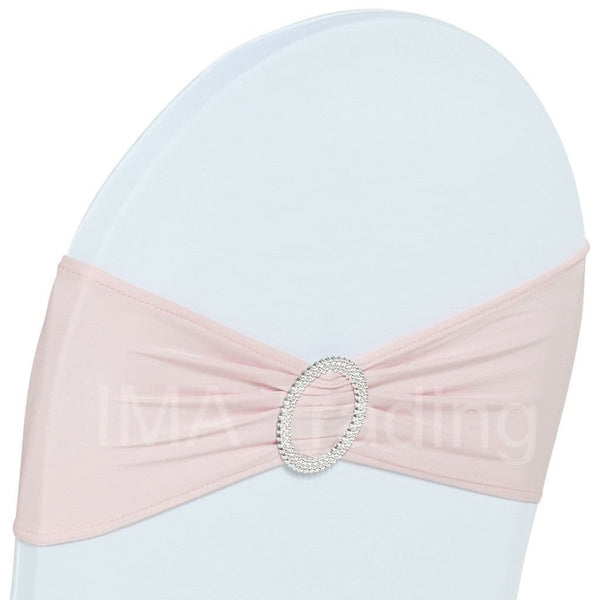 Pale Pink Buckle Spandex Lycra Band