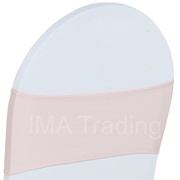 Pale Pink Plain Spandex Lycra Band