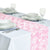 Pale Pink Rosette Table Runner