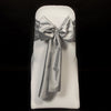 Pale Silver Taffeta Sashes
