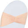 Peach Ruffled Spandex Lycra Band