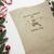 Personalised Christmas Reindeer Linen Stocking