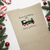 Personalised Christmas Train Linen Stocking -- IMA Trading Ltd