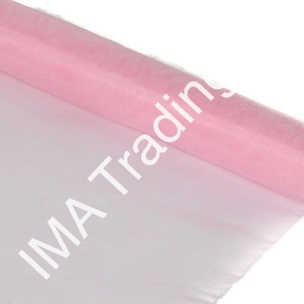 Pink Organza Fabric Roll 40cm X 9m