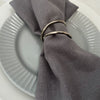 Premium Pewter Soft - feel Linen Napkin -- IMA Trading Ltd