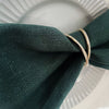 Premium Rich Emerald Soft - feel Linen Runner -- IMA Trading Ltd