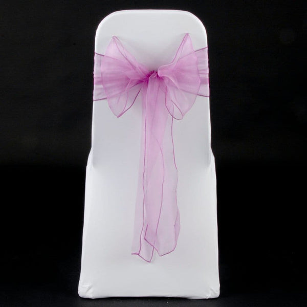 PURPLE MAJESTY ORGANZA SASH 23cm