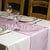 Purple Majesty Organza Table Runner