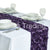 Purple Rosette Table Runner