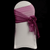 Raspberry Organza Chair Cover Sash 35cm
