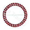 Red Diamante buckles / brooches