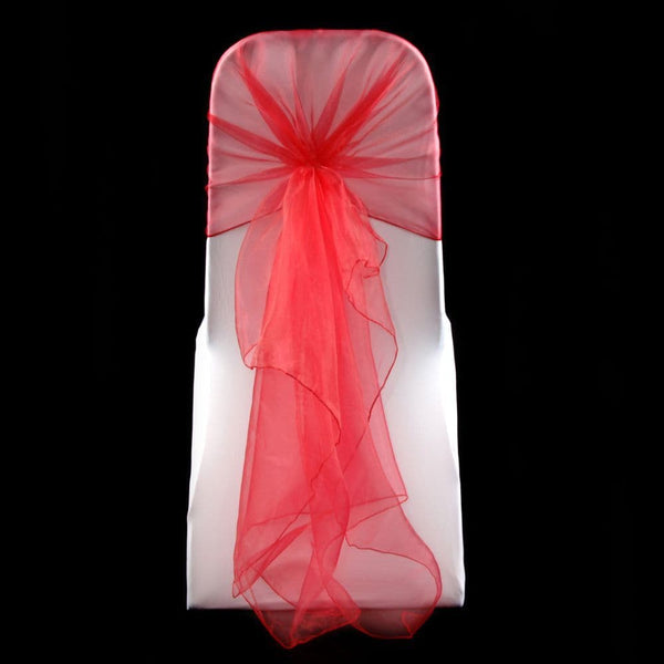 RED ORGANZA HOOD