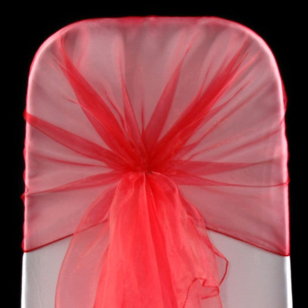 RED ORGANZA HOOD