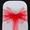 RED ORGANZA SASH 23cm
