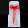 RED ORGANZA SASH 23cm