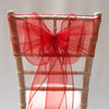 RED ORGANZA SASH 23cm