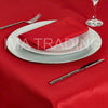 RED ROUND TABLECLOTH 180 cm / 70" round